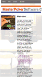 Mobile Screenshot of masterpokersoftware.com
